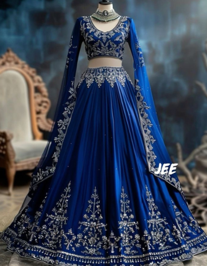 Benne Blue Lehenga