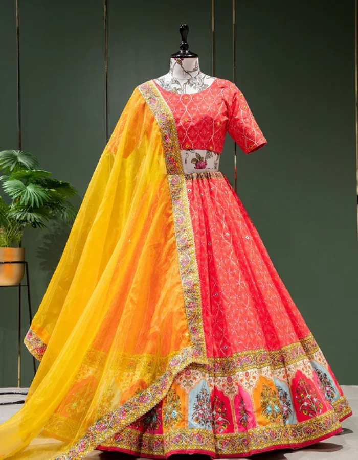 Elegant Red Lehenga